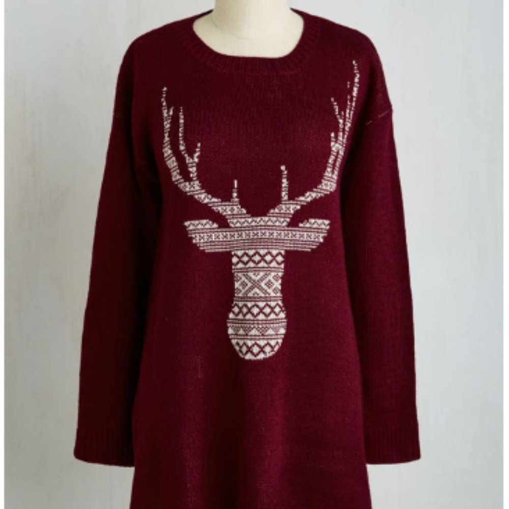 Modcloth Take your Woods For it Sweater